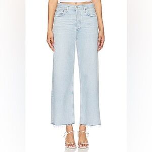 Agolde Ren High Rise Wide Leg Jeans